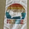 Vintage Basset Garden Flag