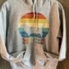 Gray Vintage Basset Hoodie