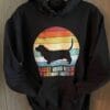 Black Vintage Basset Hoodie