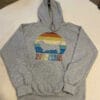 Gray vintage basset hoodie